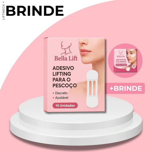 Bella Lift – Adesivo Lifting para Pescoço (Efeito Imediato!) + BRINDE EXCLUSIVO